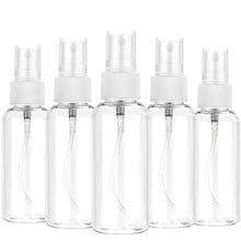 3/5/10pcs Refillable 10ml 30ml 50ml 60ml 100ml Clear PET Plastic Portable Spray Bottle Empty Perfume Container