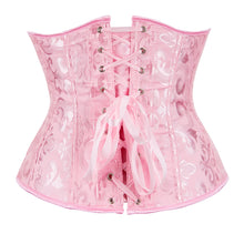 Women Gothic Jacquard Underbust Corset Bustier Waist Cincher Slimming Body Shaper Corselete Lingerie Plus Size Party Clubwear