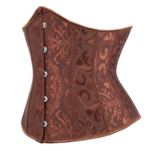 Women Gothic Jacquard Underbust Corset Bustier Waist Cincher Slimming Body Shaper Corselete Lingerie Plus Size Party Clubwear
