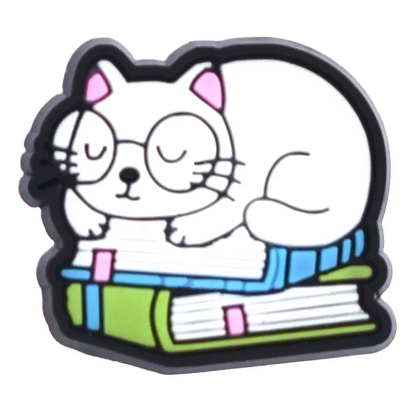 Shoe Charms for Crocs Accessories
 Pet Cat Shoes Charm for Croc Decorations Pins Men Accessory Jeans Woman Clogs Clips Badges