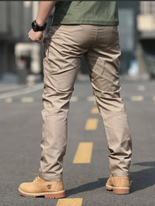 Men's Tactical Cargo Pants 6XL Plus Size Outdoor Casual Sports Pant Hiking Fishing Waterproof Multi-pocket Men Trousers
