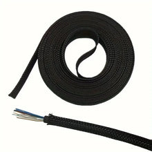 10m /32.8 Feet Pet Expandable Braided Mesh Sleeve Black Flexible Wire Mesh Cover Tv Audio Pc Cable Protection Against Pet Chewing