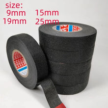 9/15/19/25/mm Electrical Insulation Heat-resistant Wiring Harness Tape  PET Bundle Flame Retardant Tape
