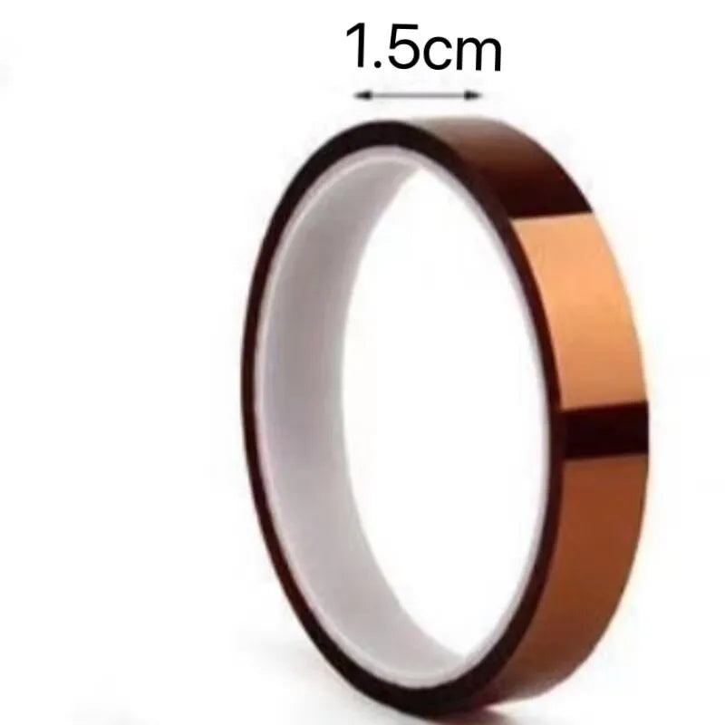 30m Long Gold Finger High Temperature Resistant Tape Polyimide Tape Multi Size Pet Anti Static Lithium Battery Insulation Tape