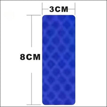 10 Reflective Stickers, Warning Safety Reflective Stickers, Pet Safety Warning 1.18 X 3.25inch Waterproof Night Vision Stickers