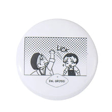 32-75MM Tinplate Pin Button Cartoon Anime Characters Round Icon Collection Brooch Badges Backpack Jewelry Fan Friends Gift