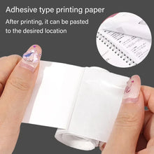 HD Mini Portable Thermal Printer 57mm Self-Adhesive Label Sticker Paper for Phone Picture Photo Universal Portable Label Printer