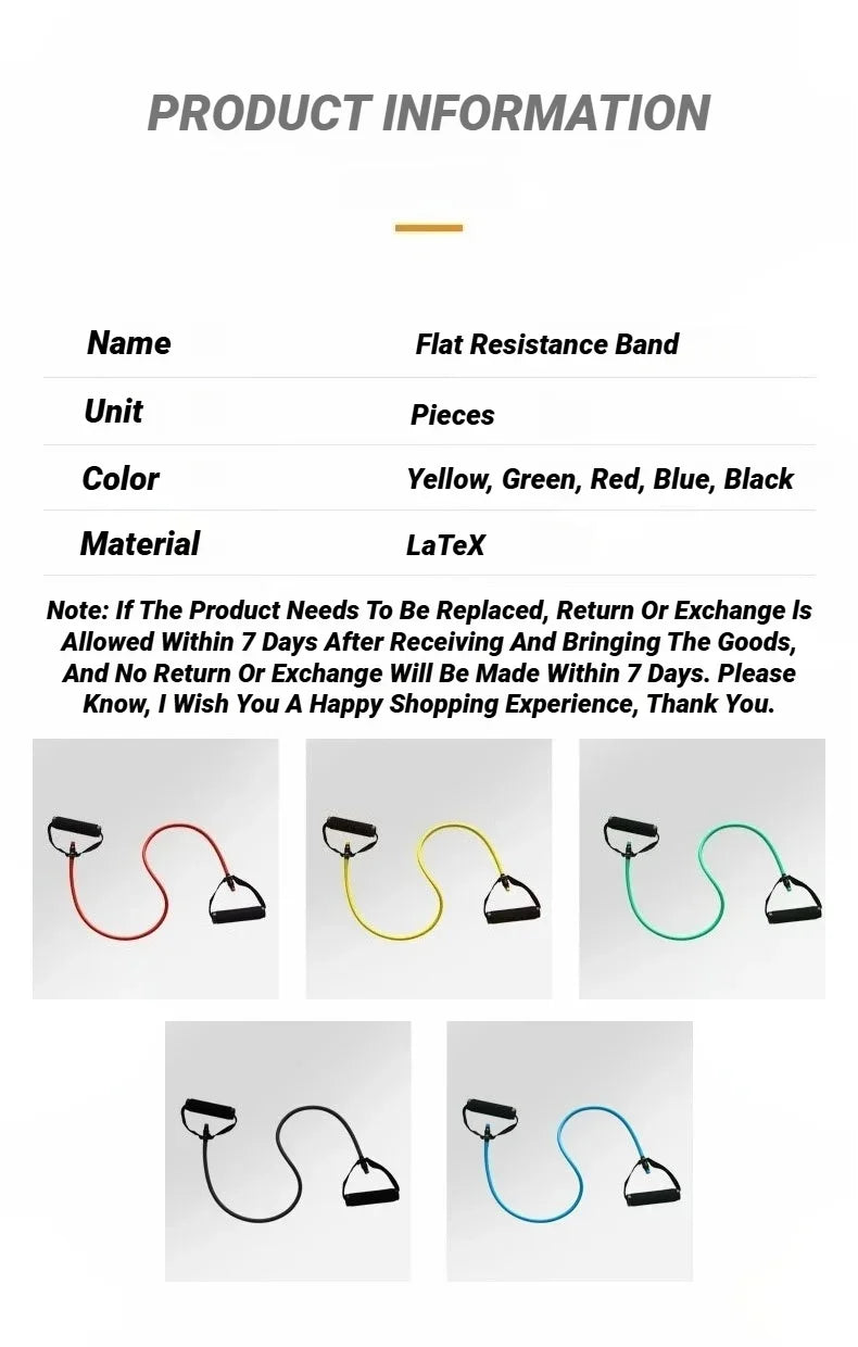 Resistance Bands With Handles, Exercise Bands, Workout Bands With Handles For Men Women, Strength Training Equipment At Home