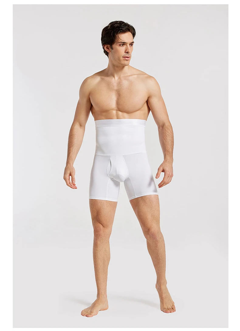 Men Tummy Control Shorts Body Shaper Compression High Waist Trainer Belly Tummy Control Slimming Shapewear Boxer Underwear Fajas