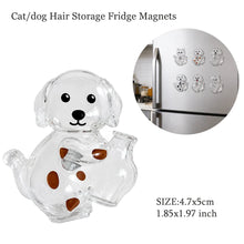 Creative Dog Hair Storage Keychain Transparent Dog\Cat Shape Memorial Pendant Handmade DIY Pet Souvenirs for Pet Lovers Gift