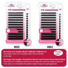 FADVAN YY Shape 6-15mm Lashes 2D 0.07/0.05mm Faux Mink C/D Curl Natural Soft Brazilian Premade Volume Fan Eyelashes Extension