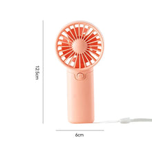 MEET SUN Portable Fan Convenient Creative Small Fan Pocket Hand-held Fan Lightweight AAA Battery Handheld Mini Fan Air Coolers