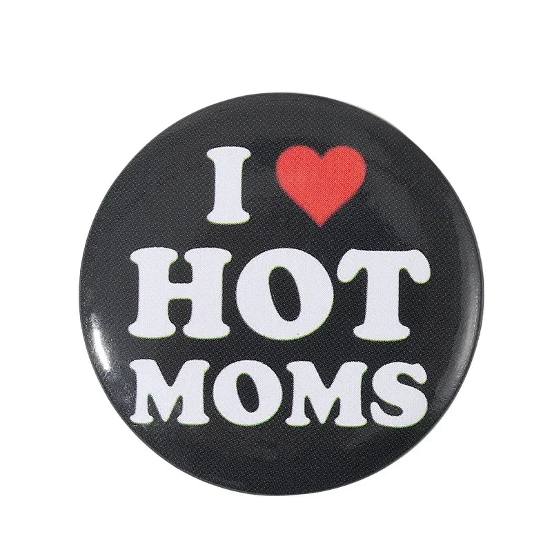 32-75MM Tinplate Pin Button Cartoon Anime Characters Round Icon Collection Brooch Badges Backpack Jewelry Fan Friends Gift
