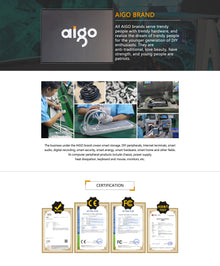 Aigo AR12PRO Computer Case Fan Ventoinha PC Unlimited Space 120mm RGB Fan 4pin PWM CPU Cooling Fan 3pin5v Argb 12cm Ventilador