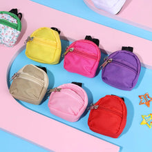 Mini Zipper Doll Backpacks Cute School Bags Doll Backpacks Doll Bags Travel Case Doll Accessories Toy Supplies for Doll Play