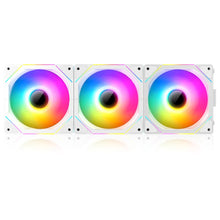 TEUCER JM-1 Computer Case Fan ARGB Mirror Cycle Light Effect 120mm 4Pin PWM PC Cooling Fan Low Noise Water Cooling Ventilador