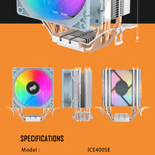 Aigo ICE CPU Cooler 2 4 6 Heat Pipes PC Radiator PWM 3PIN 90mm CPU Cooling Silent Rgb Fan For Intel 1700 1150 1156 1366 1155 AMD