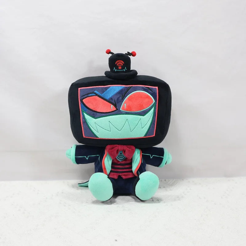 Cute Hazbin Hotel S3 Vees Villainous Vox Niffty Plush Toy Doll Pillow Soft Stuffed Cartoon Fans Decoration Toys Birthday Gifts