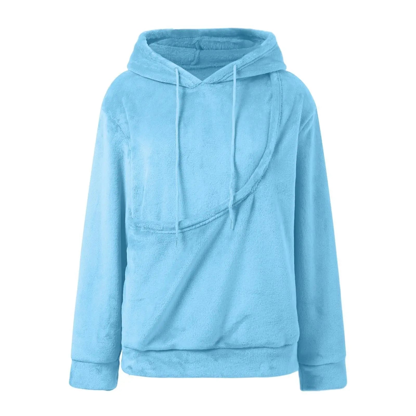 Unisex Pet Carrier Hoodie Cat Dog Bag Long Sleeve Sweatshirt Multiple Colors Plush Daily Wear Fashion Accessory