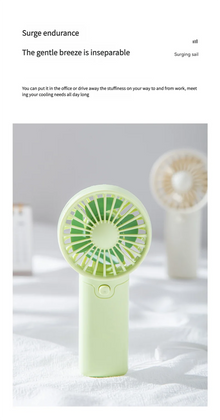 MEET SUN Portable Fan Convenient Creative Small Fan Pocket Hand-held Fan Lightweight AAA Battery Handheld Mini Fan Air Coolers