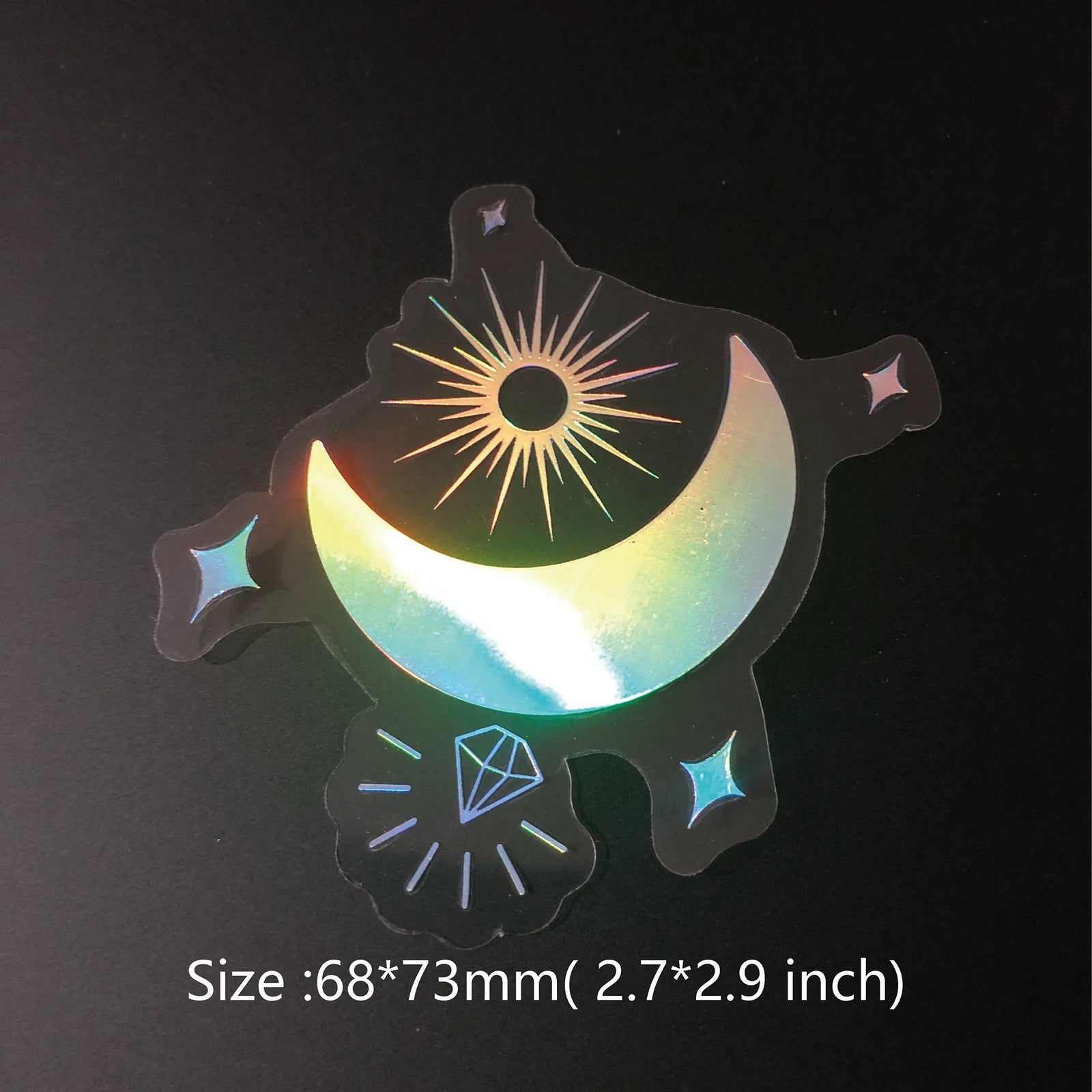 100 Pack Transparent PET Stickers BOHO Designs – Snake;Sun;Moons;Stars etc-Perfect for DIY, Bujo, Phone Cases, Windows & More