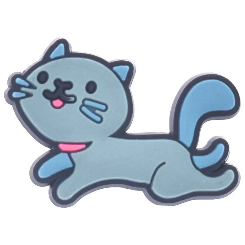 Shoe Charms for Crocs Accessories
 Pet Cat Shoes Charm for Croc Decorations Pins Men Accessory Jeans Woman Clogs Clips Badges