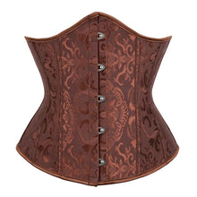 Women Gothic Jacquard Underbust Corset Bustier Waist Cincher Slimming Body Shaper Corselete Lingerie Plus Size Party Clubwear