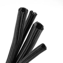 1~50m PET Braided Expandable Cable Sleeve 2~50mm Flexible Self Closed Insulated Wrap Pipe Tube Line Protector Wire Organizer