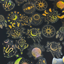 100 Pack Transparent PET Stickers BOHO Designs – Snake;Sun;Moons;Stars etc-Perfect for DIY, Bujo, Phone Cases, Windows & More