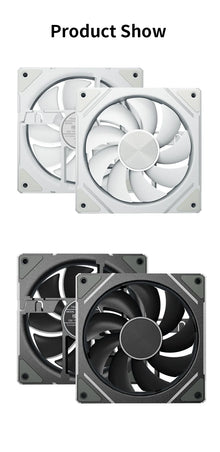 TEUCER Prism  ARGB PC Fan 12cm Computer Case Fan Kit Water Cooler 4pin PWM 5V 3PIN Cooling Fans