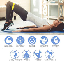 Different Resistance Bands Yoga Band Fitness Exercise Training Hip Tension Band Leg Squat Dance Elastic Loop Stretch Band