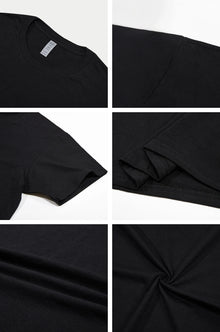 American Street Creative Blow Fan Cat Pure Cotton T-shirt for Men Women Summer Relaxed Short Sleeve Couple Wear Harajuku Top Tee