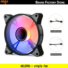 Aigo AR12PRO Computer Case Fan Ventoinha PC Unlimited Space 120mm RGB Fan 4pin PWM CPU Cooling Fan 3pin5v Argb 12cm Ventilador