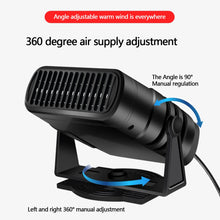 Car Cooling & Heater Fan 12V 120W Auto Windshield Anti-Fog Electric Heating Dryer Defogging Demister Defroster