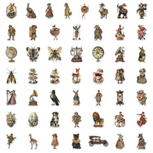 50PCS Victoria Decoration Graffiti Stickers DIY Luggage Notebook Skateboarding Motorcycle PET Waterproof Stickers