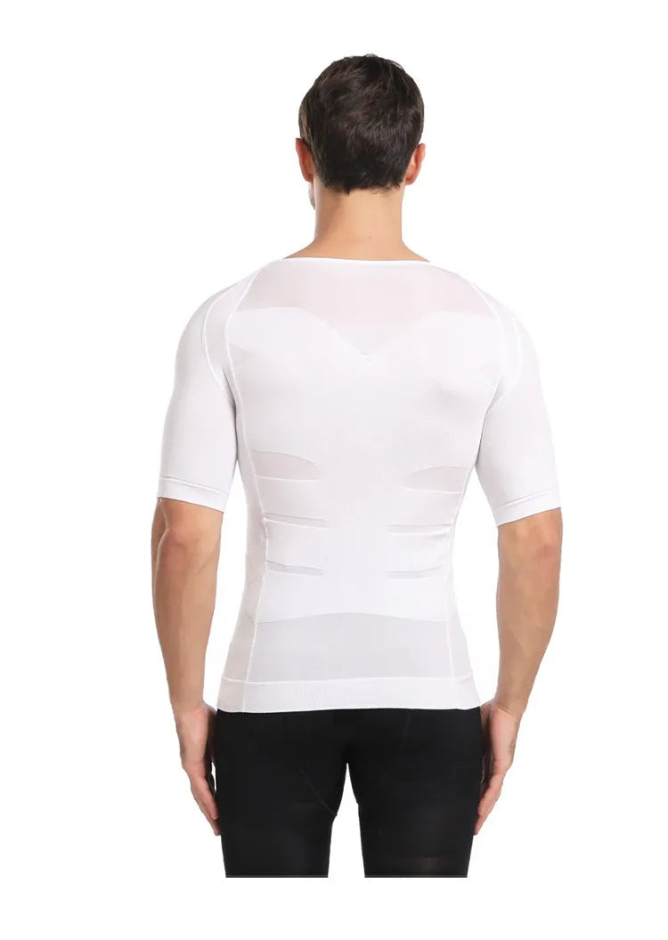 INSELLE Men Body Shaper Slimming Compression Vest Undershirt Seamless Waist Trainer Tank Top Belly Control Weight Loss Shapewear