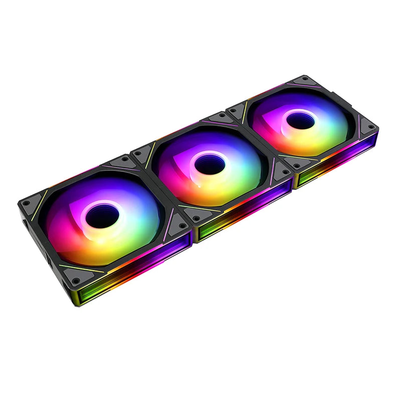 TEUCER JM-1 PC Cooling Case Fan ARGB Mirror Cycle Light Effect Wireless Stitching PWM Water Cooling 360mm CPU Cooler Fan