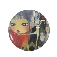 32-75MM Tinplate Pin Button Cartoon Anime Characters Round Icon Collection Brooch Badges Backpack Jewelry Fan Friends Gift