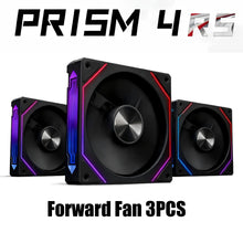 LDPCSJ PRISM 4 RS 12cm ARGB 4 Pin Computer Case Fan Quiet Cooling 12V Large Air Volume 1200RPM for Desktop Gaming PC Build