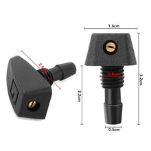 2 Pcs Universal Windshield Washer Nozzles Adjustable Fan Jet Sprayers Used For Daily Auto Parts Maintenance