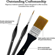 28/32 Pcs Paint Brushes for Acrylic Painting, Premium Nylon Bristles with Round, Filbert, Flat, Fan, Angle, Fine Detail Brush