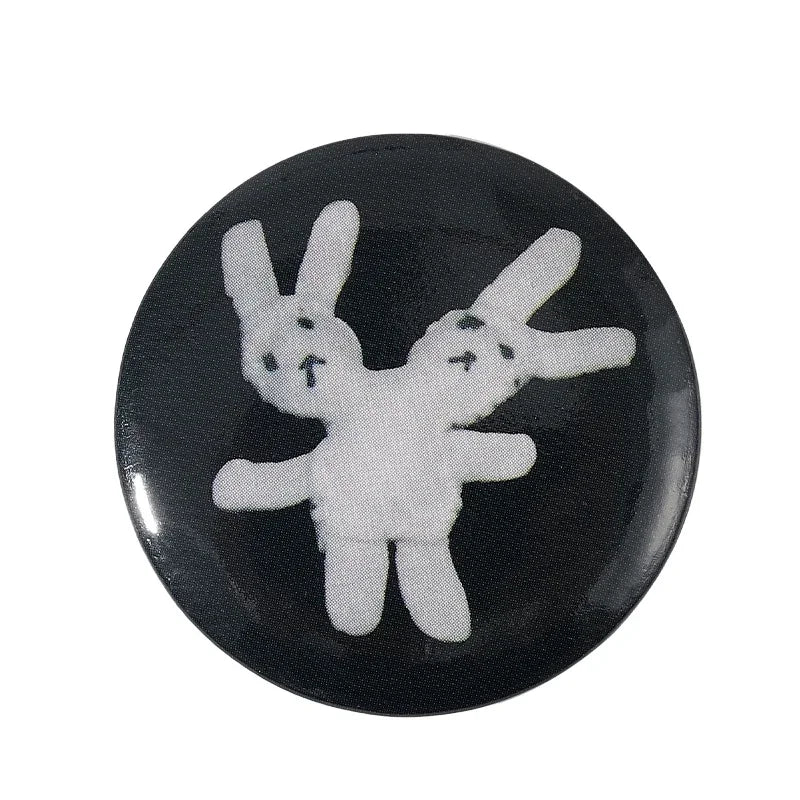 32-75MM Tinplate Pin Button Cartoon Anime Characters Round Icon Collection Brooch Badges Backpack Jewelry Fan Friends Gift