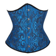 Women Gothic Jacquard Underbust Corset Bustier Waist Cincher Slimming Body Shaper Corselete Lingerie Plus Size Party Clubwear
