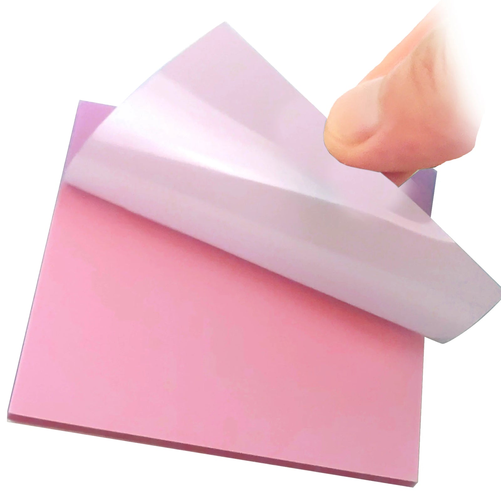 50 Sheets/pad Transparent Sticky Notes Pad Waterproof Self-Adhesive Clear Memo Message Reminder Home Office School Supplies