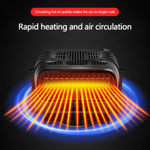 Car Cooling & Heater Fan 12V 120W Auto Windshield Anti-Fog Electric Heating Dryer Defogging Demister Defroster