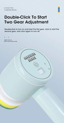 2025 Cordless Electric Spin Scrubber with 5 Brushes,IPX7 Waterproof Rechargeable Bathroom Cleaner for Tile/Shower/Grout Cleaning