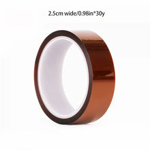 30m Long Gold Finger High Temperature Resistant Tape Polyimide Tape Multi Size Pet Anti Static Lithium Battery Insulation Tape