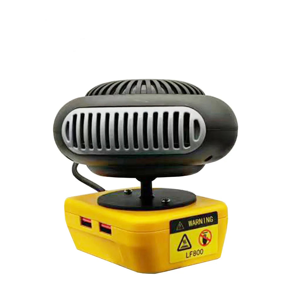 Portable Lithium Electric Power Warm Air Blower Fan Heater Hot&Cold Wind Dual Mode for Makita for Bosch for DeWalt for Milwaukee