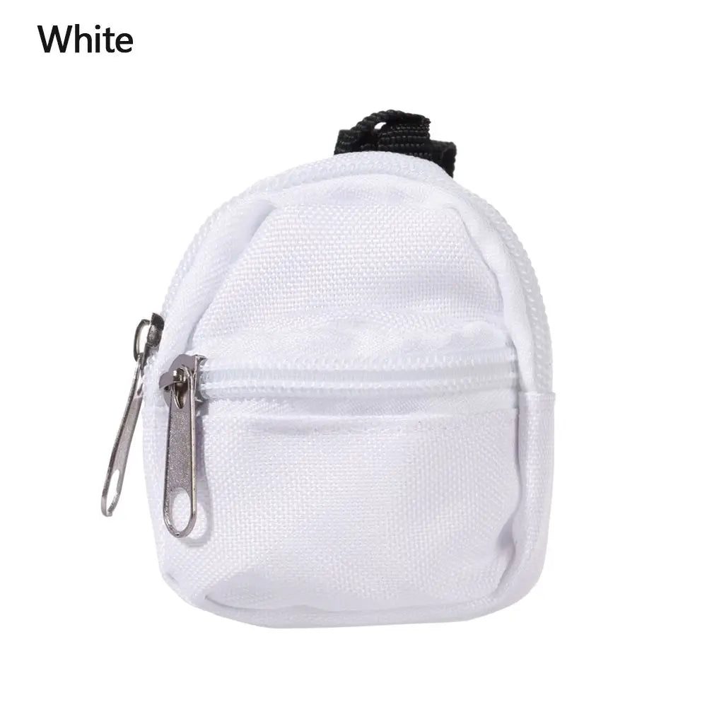 Mini Zipper Doll Backpacks Cute School Bags Doll Backpacks Doll Bags Travel Case Doll Accessories Toy Supplies for Doll Play