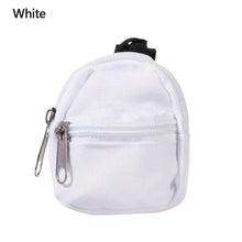 Mini Zipper Doll Backpacks Cute School Bags Doll Backpacks Doll Bags Travel Case Doll Accessories Toy Supplies for Doll Play